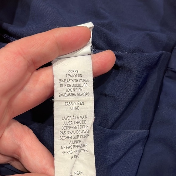 L.L.bean navy blue women’s swim skirt size 16. - Picture 3 of 10
